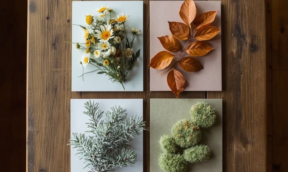 scandinavia travel fourn seasons flat lay
