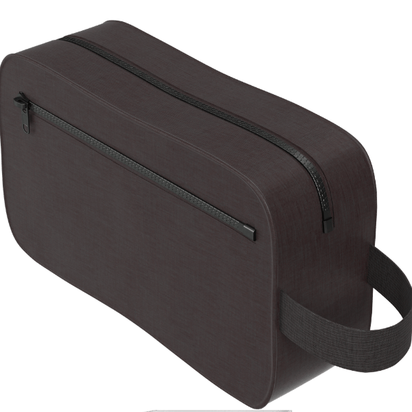 Hanging toiletry bag