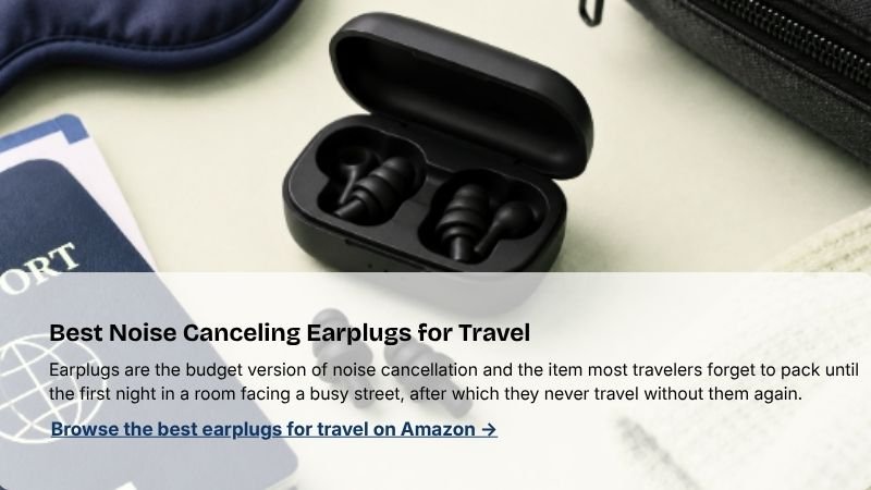 Best Noise-Canceling Earplugs for Travel