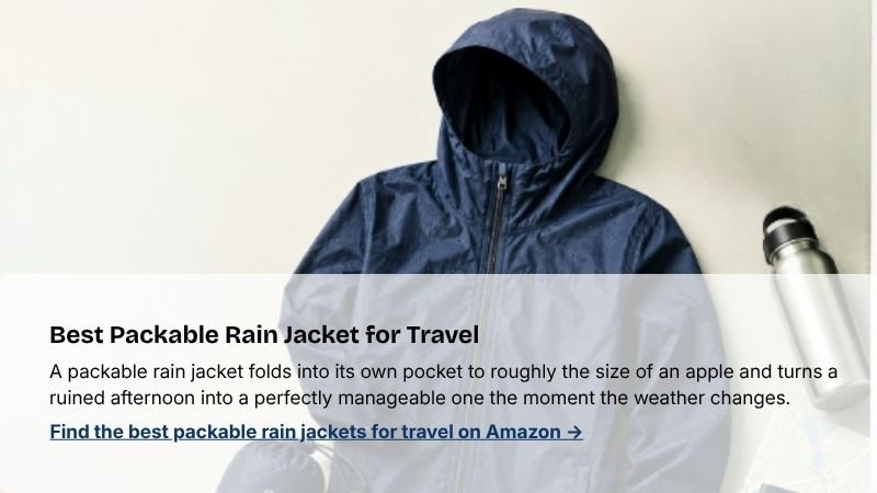Best Packable Rain Jacket for Travel