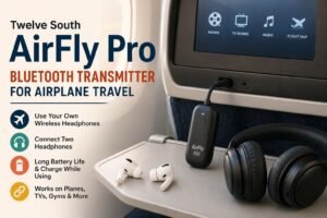 Read more about the article Twelve South AirFly Pro Review: The Best Bluetooth Transmitter for Airplane Travel?