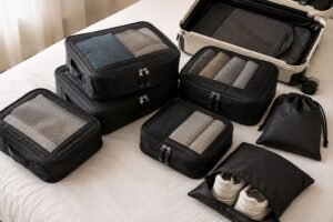 Read more about the article BAGSMART 6-Set Compression Packing Cubes That Make More Room in Your Suitcase