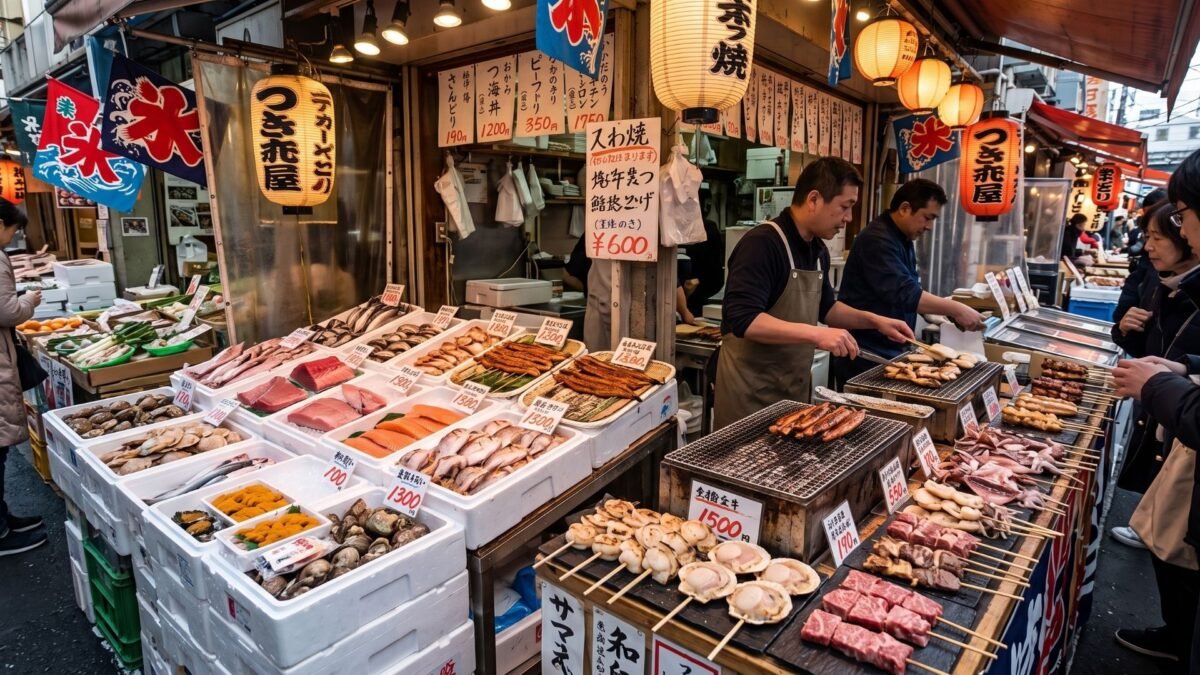 Tsukiji Outer Market, a must-visit Tokyo food destination